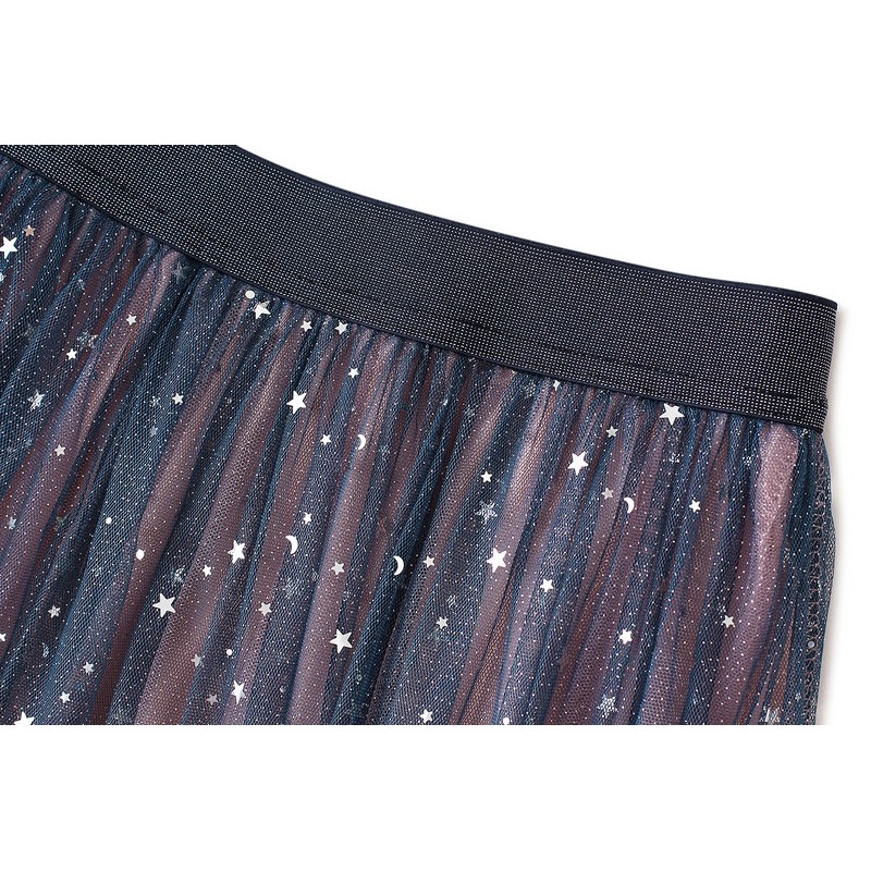 Tutu Star Midi Teenager Skirt Import Premium ( Rok Tutu Bintang Gradasi Remaja ) [ Bisa COD ]