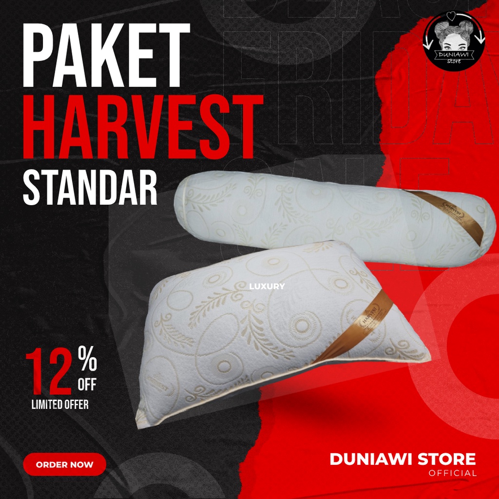 [1 SET] BANTAL GULING HARVEST STANDART SILIKON FIBER ORIGINAL BANTAL HOTEL