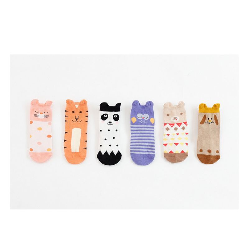 1234OS - KAOS KAKI BAYI IMPORT PREMIUM KOREA LUCU DENGAN ANTI SLIP UNIK MOTIF ANIMAL