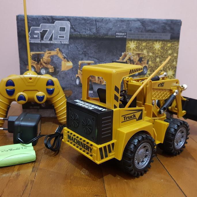 Mainan Anak Mobil Remote Control Traktor Rc Car Traktor Konstruksi Bananacreps