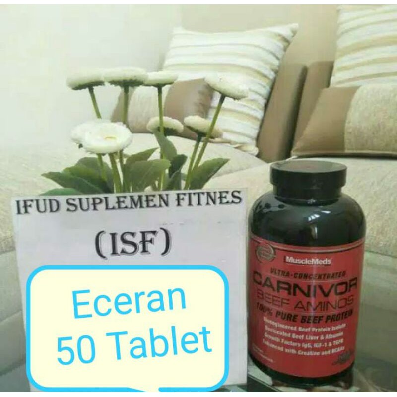 Amino Carnivor Ecer 50 Tablet Carnivor Amino Ecer 50 Tablet Carnivor Beef Amino Eceran
