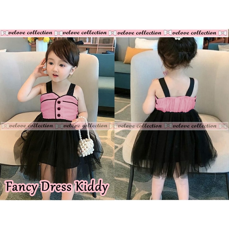 Dress tutu anak Korea / fancy dress kiddy / gaun anak pesta ulang tahun/ dress anak yukensi/ dress Chaterine wn