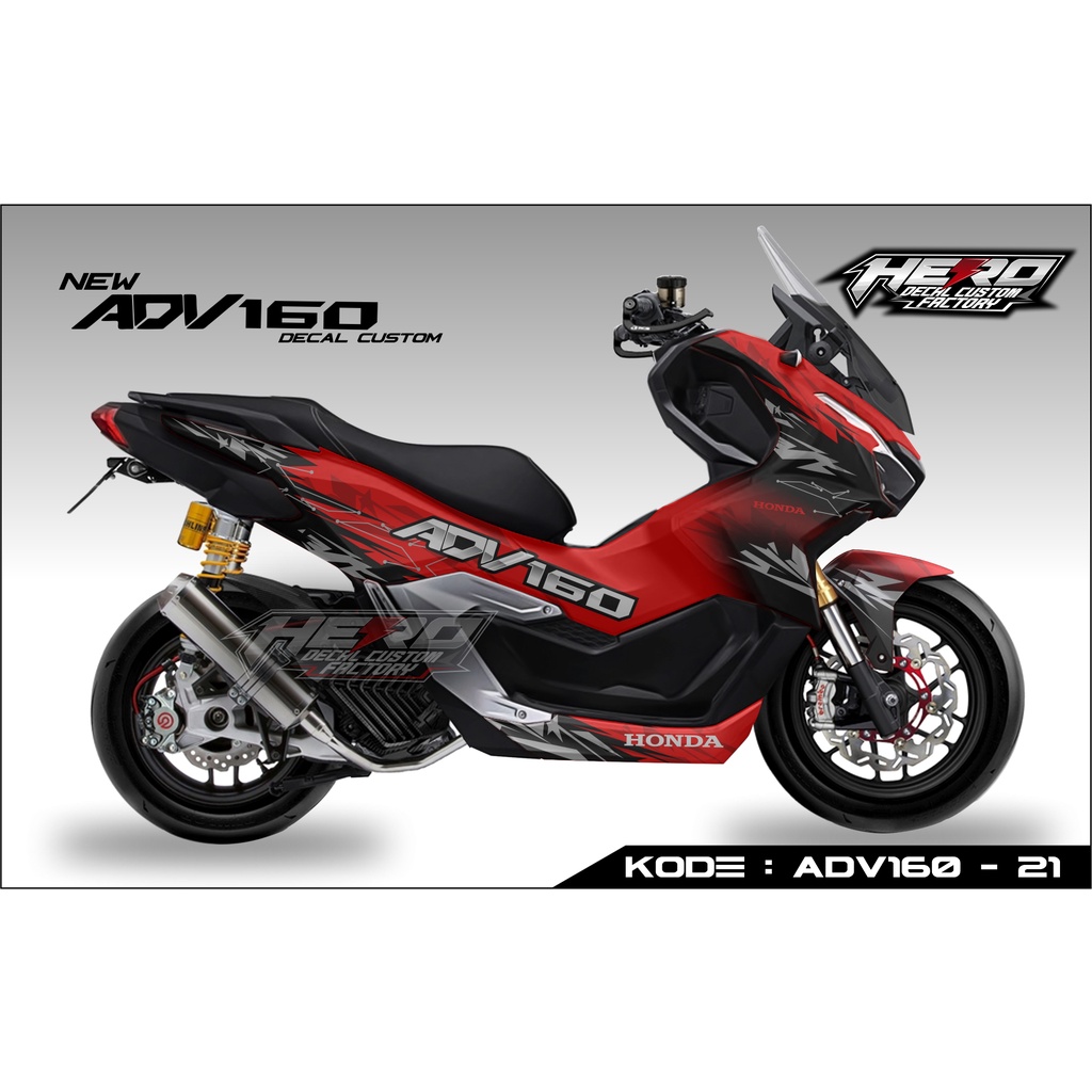 DECAL ADV 160 - DECAL ADV 160 VARIASI ABSTRAK KODE 21