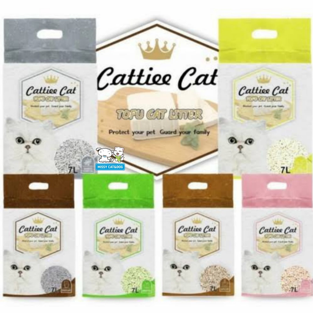 Cattie Cat Tofu Cat Litter 7Liter / Pasir Tofu Kucing