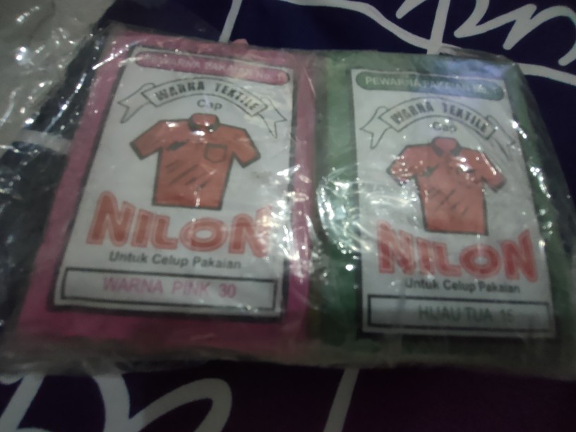 Pewarna Pakaian Nylon 10 Bks