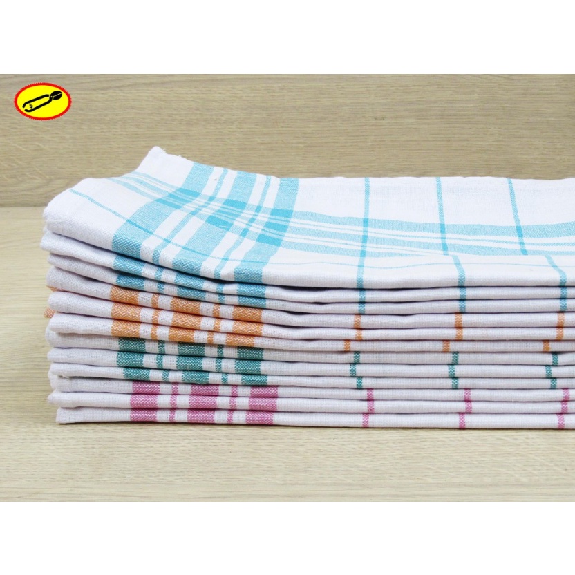 Serbet / Lap Kain Warna Putih Merk Botch 101 Murah Kualitas Premium Ukuran 55x55 Cm