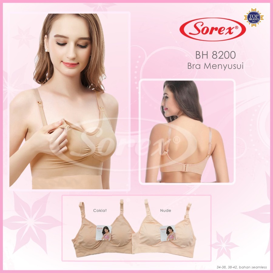 Sorex Seamless Nursing Bra 8200 | Bra Menyusui