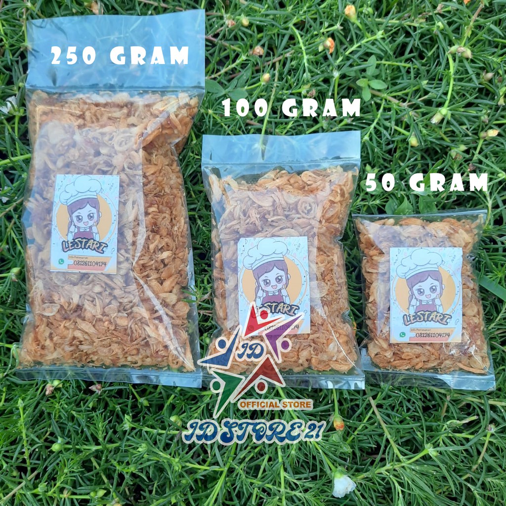 

BAWANG GORENG LESTARI 250 GRAM TANPA CAMPUR Banyak TEPUNG HALAL