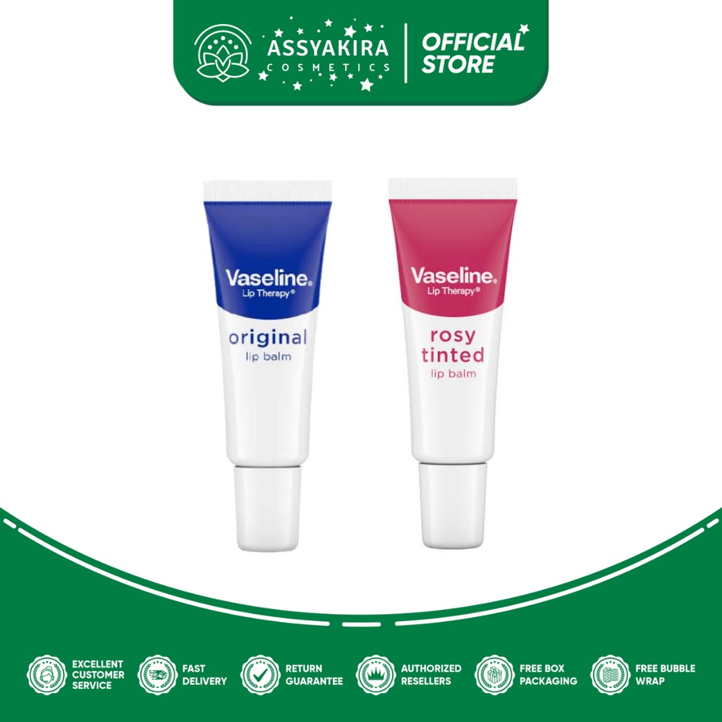 Vaseline Lip Care Pelembab &amp; Pencerah Bibir Rosy Tinted Original