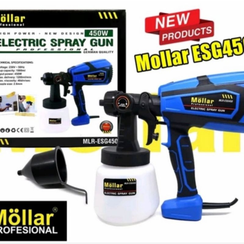 SPRAY GUN LISTRIK 450W MOLLAR ESG 450