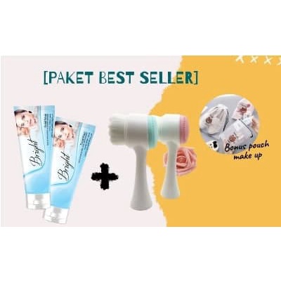 PAKET BEST SELLER TABOYA EYE CREAM BRIGHT Pack Eye Crean Bright (Krim Pebcerah Kantung Mata) + Alat 