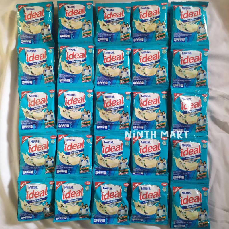 SUSU NESTLE IDEAL 1 RENCENG ISI 10 SACHET [20 GR/SACHET] TIDAK ADA TOPLES
