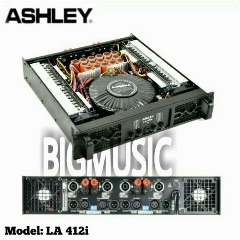 Power Ashley LA 412 i Amplifier 4 Channel Ashley LA 412i Class H