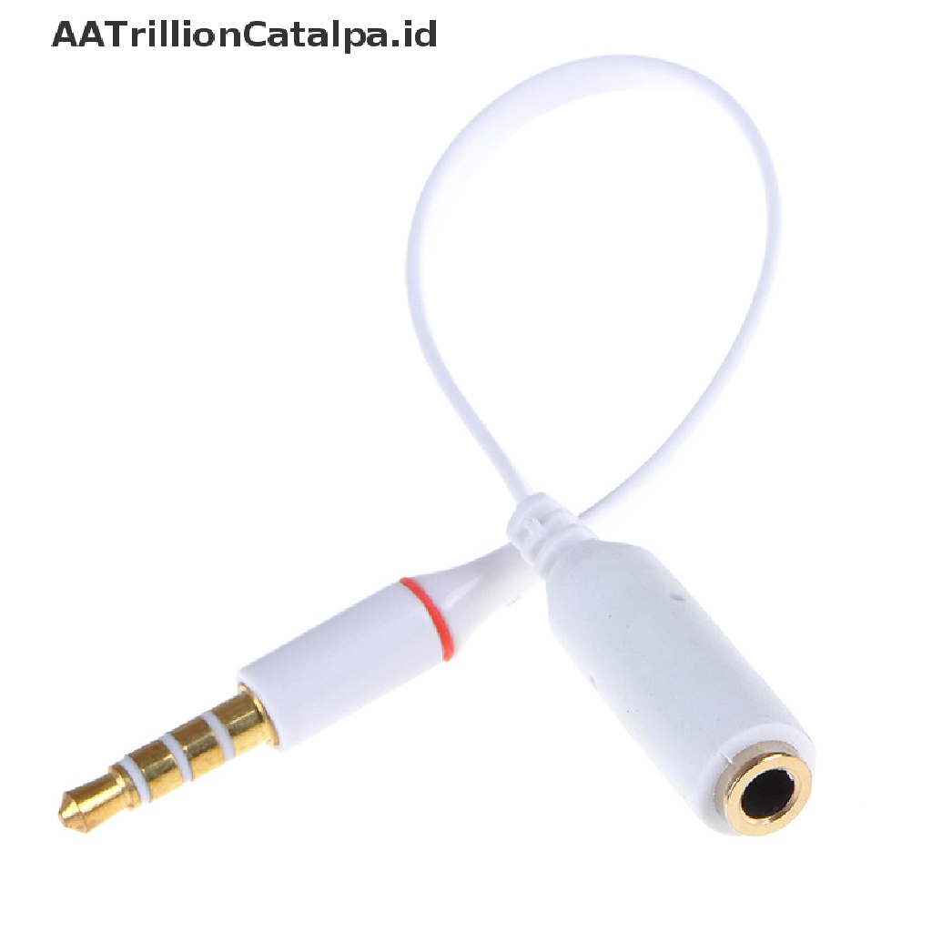 (AATrillionCatalpa) Kabel extension audio jack 3.5mm Male Ke female Untuk headset