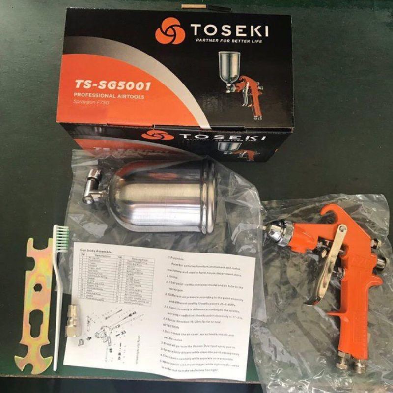 spray gun/alat cat semprot f75 motor mobil furnitur
