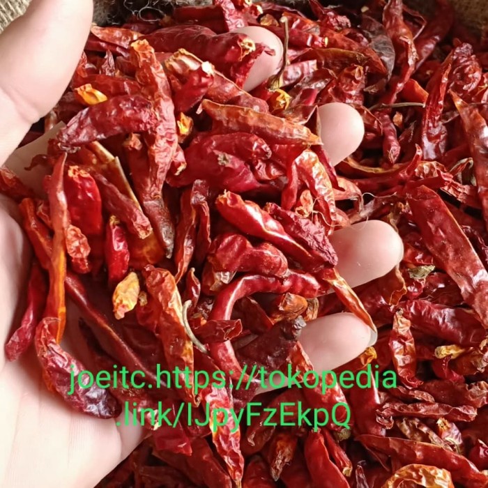 

Jual Cabai Kering Rawit/Teja Import.Super Pedas Dan Tanpa Tangkai