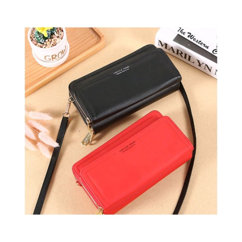 Dompet hp panjang faone dan forever young 100% original (sling bag)