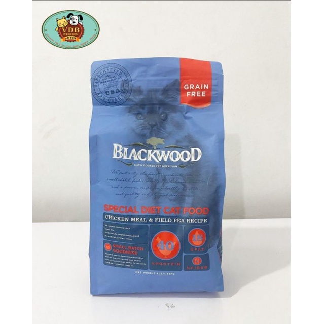 blackwood adult grain free chicken meal 1,82 kg