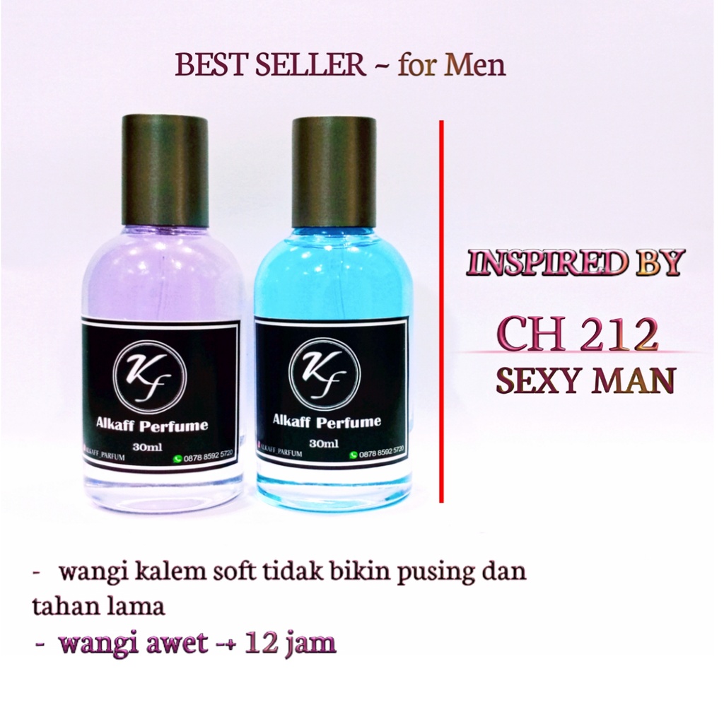 parfum cowo 212 sexy men/ parfum refill wangi TOP