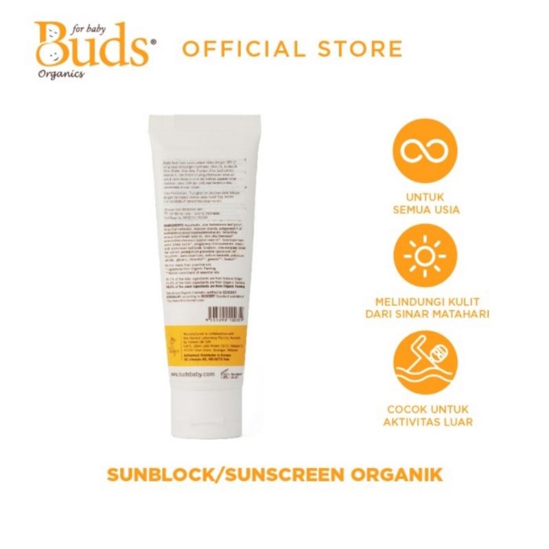 Buds Organics Everyday Solar Care Lotion 75 ml - Sunscreen Bayi &amp; Anak