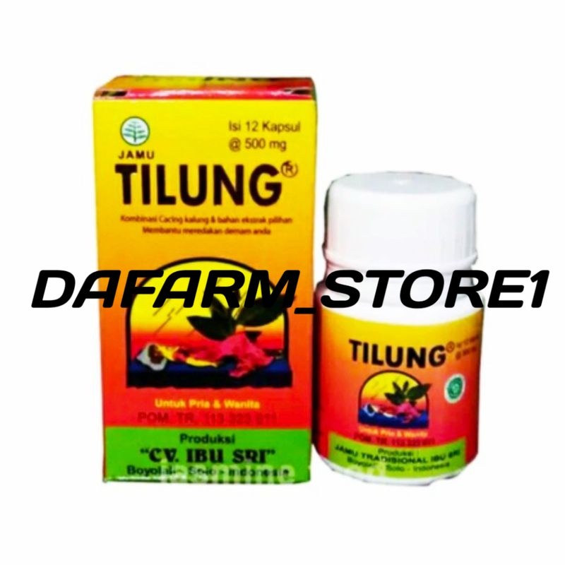 Tilung 12 Kapsul 500 Mg / Typus / Tipes / Kapsul Cacing