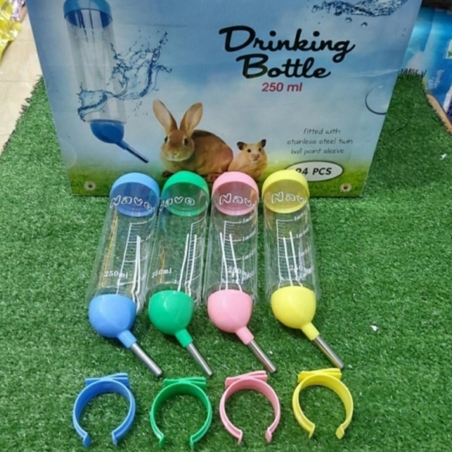 Botol Minum Kelinci Hamster Navo 250 ml - Tempat Minum Gantung Kelinci