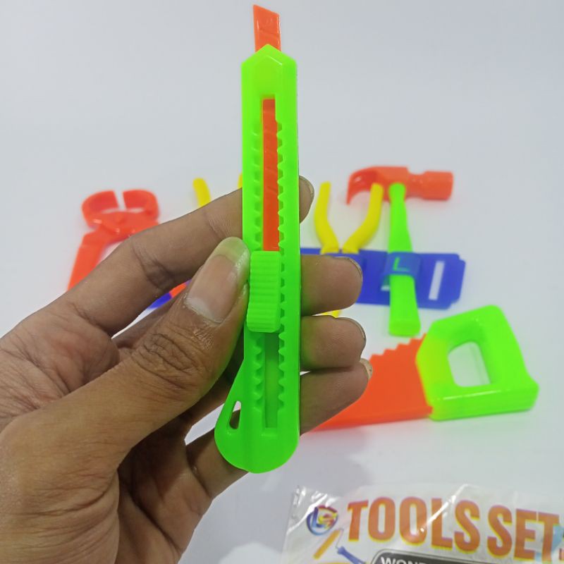 MAINAN TOOLSET / MAIANAN PERLENGKAPAN TUKANG SET ISI 7 MODEL