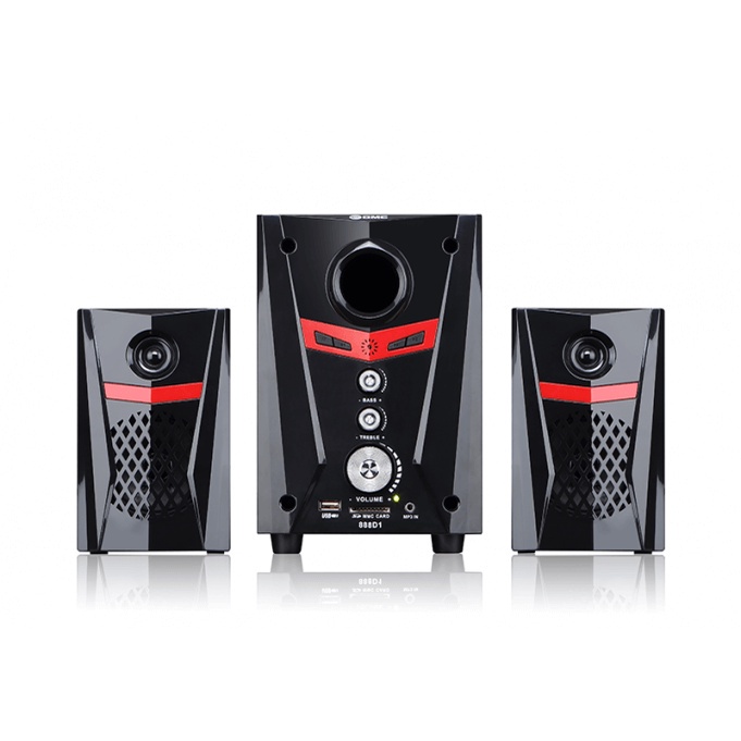 Speaker Aktif GMC 888D1 Audio Multimedia 2.1 Super Woofer Spiker Bluetooth - USB - SD Card - Remote~FMS