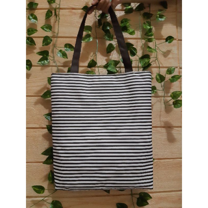 Totebag Semi Canvas Messy &quot;Salur&quot;