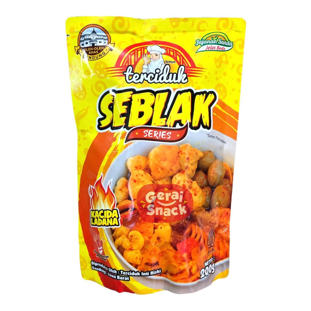 Seblak Kuah Instant Terciduk Khas Bandung Extra Mie Telur 200gr