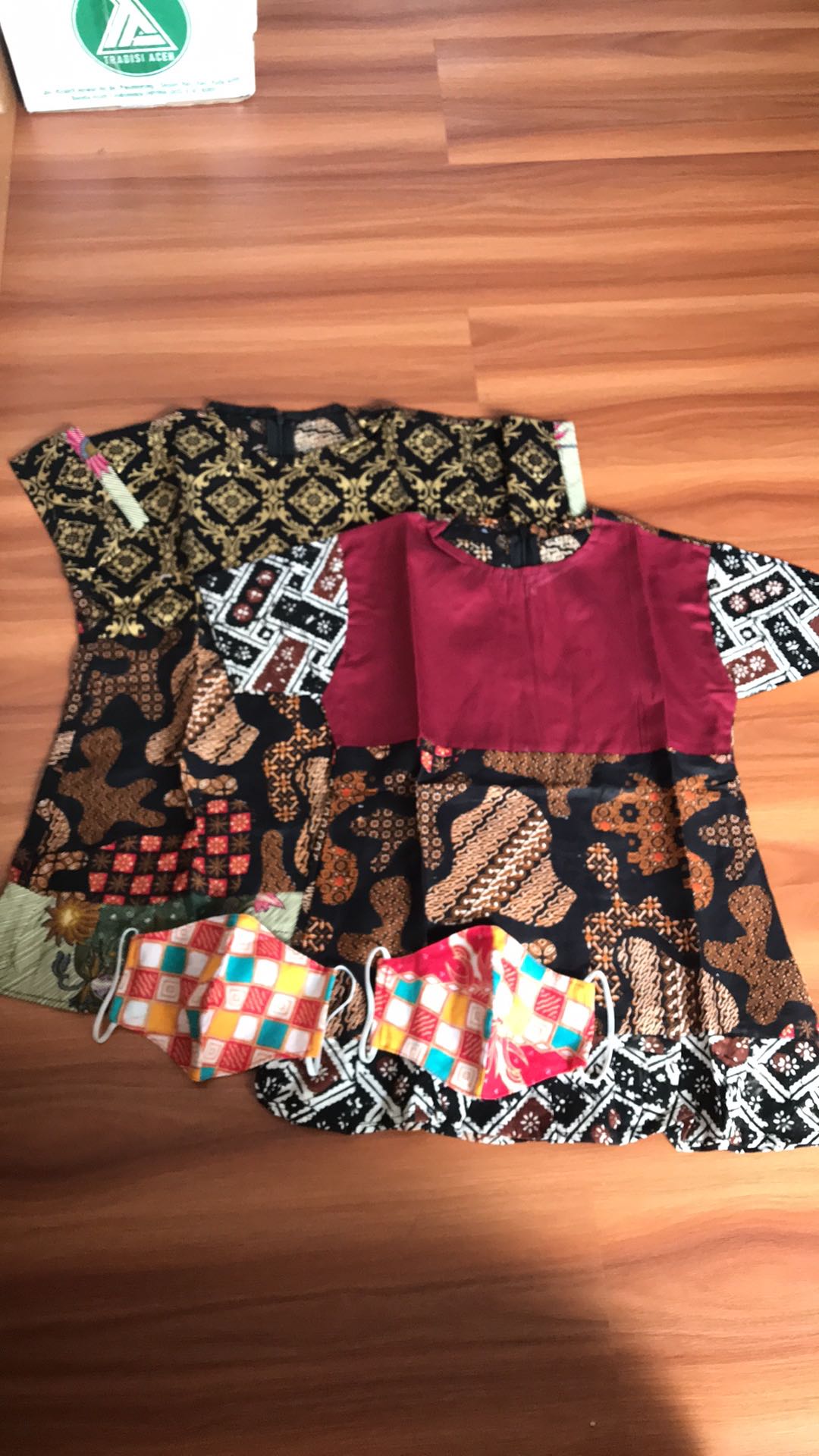 Atasan Batik Anak Kombinasi Motif Top Batik Anak Unik Blus Batik Anak Cewek Bagus
