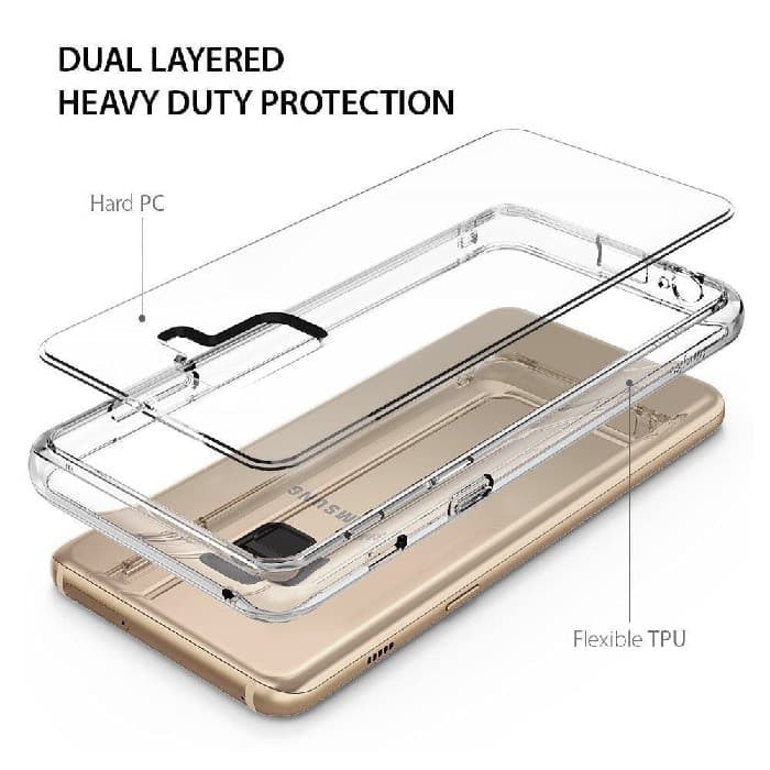 ORIGINAL REARTH RINGKE FUSION CASE SAMSUNG GALAXY A8 2018 - CRYSTAL VIEW