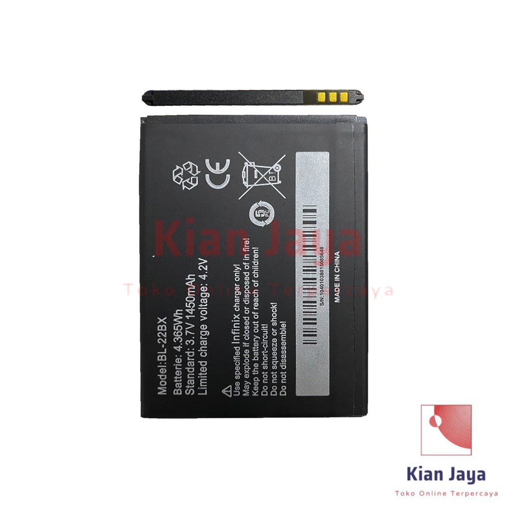 Baterai Infinix Hot 2 / X510 / BL-22BX Batre Batrai Battery Hp BL22BX Original