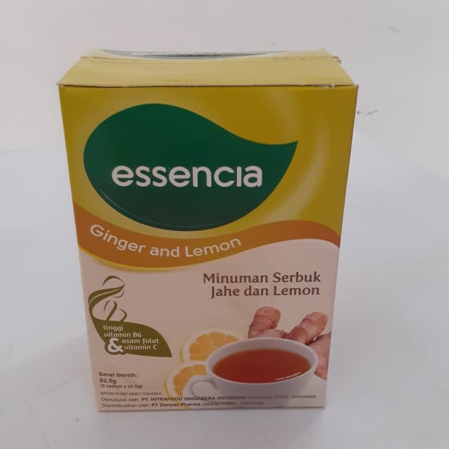 Sensitif Essencia Ginger and Lemon - Minuman Sari Jahe Dengan Campuran Lemon