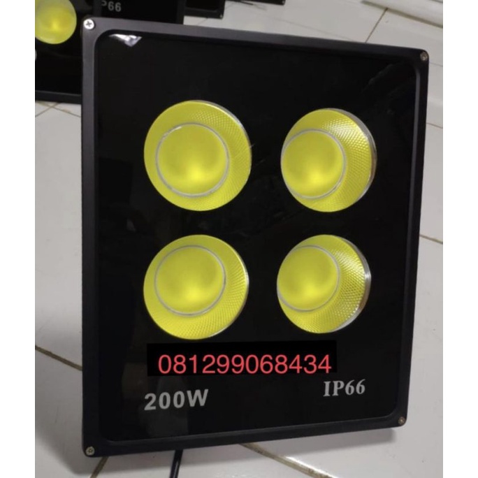 lampu sorot led 200 watt 200w COB Outdoor IP66 lampu tembak led 200 watt