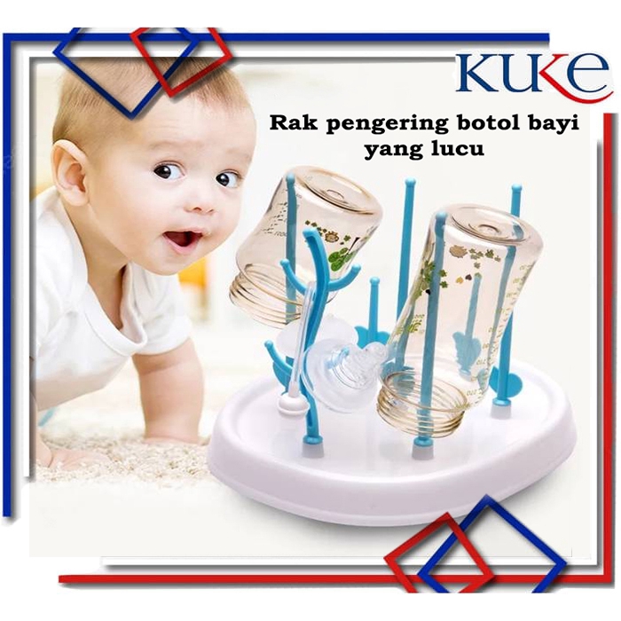 KUKE Rak  Pengering Botol Susu Bayi  Rak  Tirisan Botol 