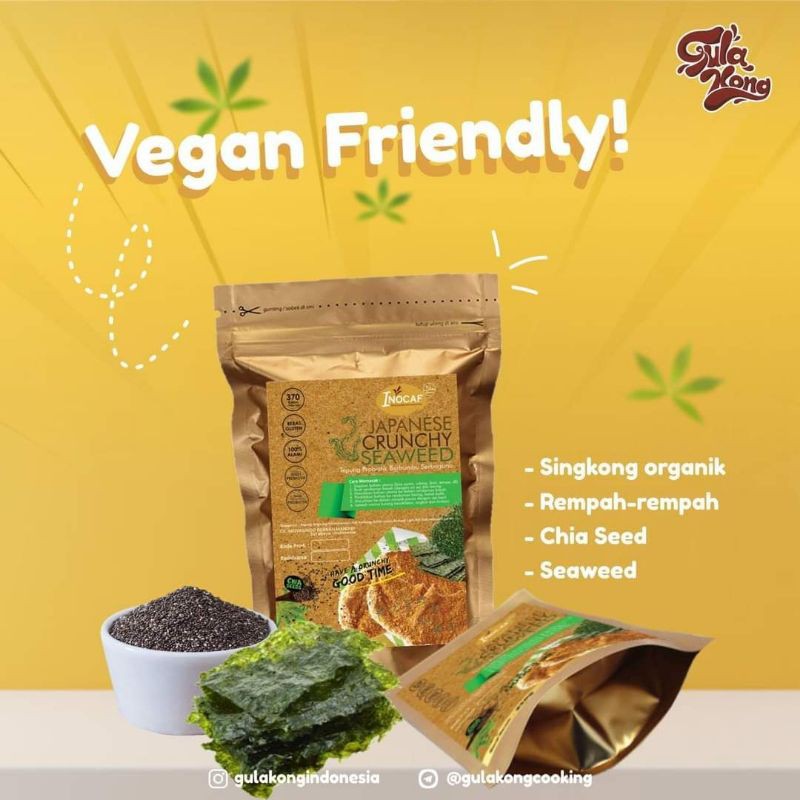 

inocaf tepung bumbu seaweed japanese crunchy gluten free