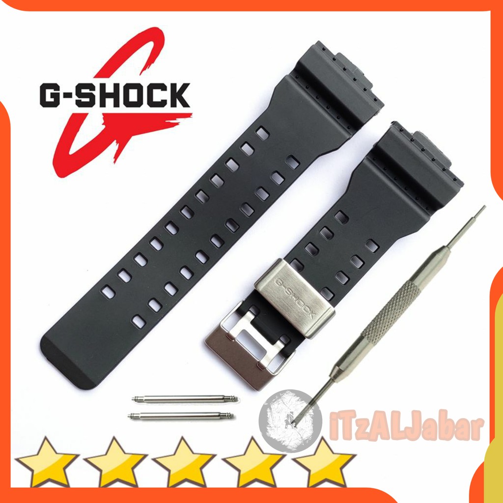 Tali jam tangan Casio GShock G shock rubber strap Premium