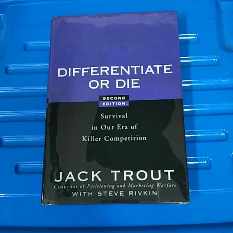 Hardcover Buku Jack Trout Differentiate or Die second edition with Steve Rivkin