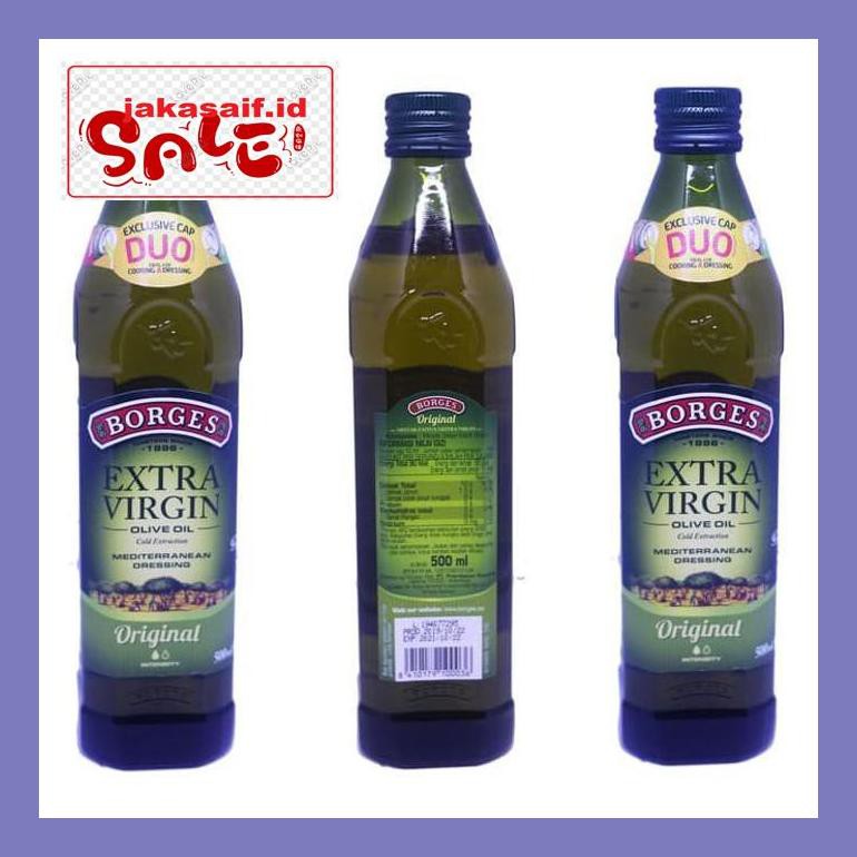 

504Sbu Borges Extra Virgin Olive Oil Minyak Zaitun 500 Ml Bud0Mb