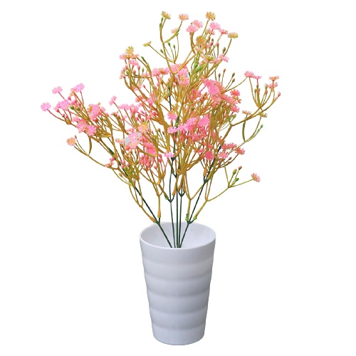 MARKAS PT49 Pot Tanaman Hias Bunga Hias Plastik Ornamen Pot Bongsai Artificial Flower Decoration