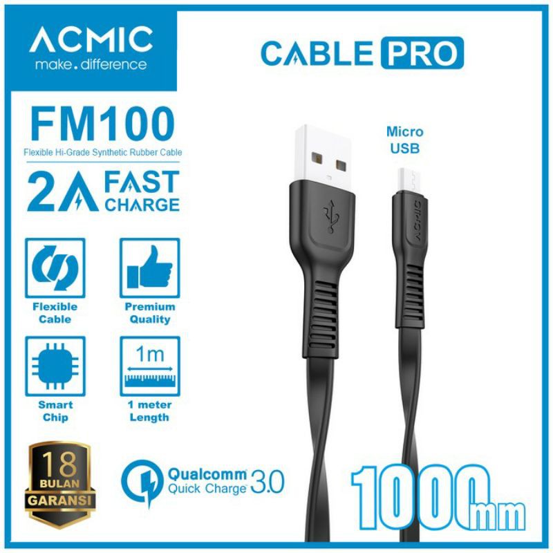 Acmic Kabel Data Charger Fast Charging