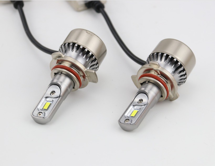 Turbo Led 9012 Hir2 Merk AES I Lampu led headlamp depan mobil