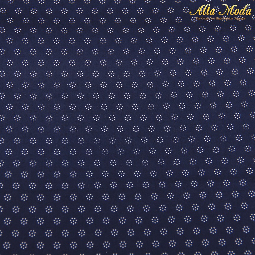 

Alta Moda Cotton Shirting Navy Motif Titik Bulat (1M)