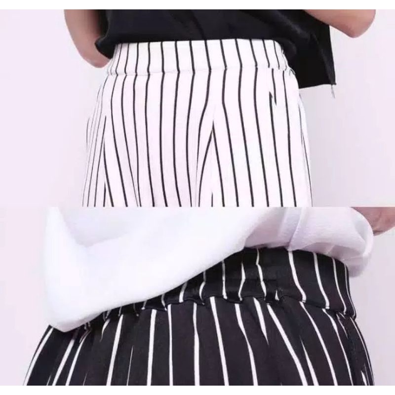 CELANA KULOT MOTIF STRIPE SALUR