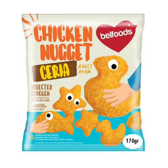 Chicken Nugget Ceria 170 gram - Belfoods