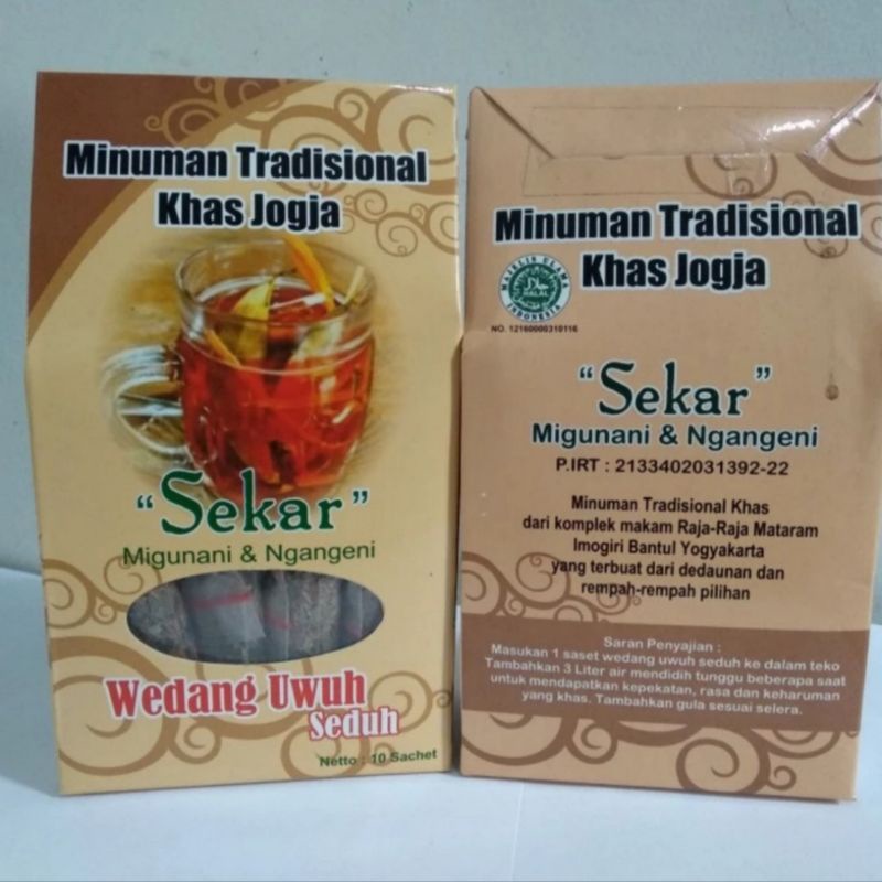 

SEKAR Wedang Uwuh Seduh Kualitas Premium Isi 10 Sachet | Minuman Tradisional Khas Bantul Jogja