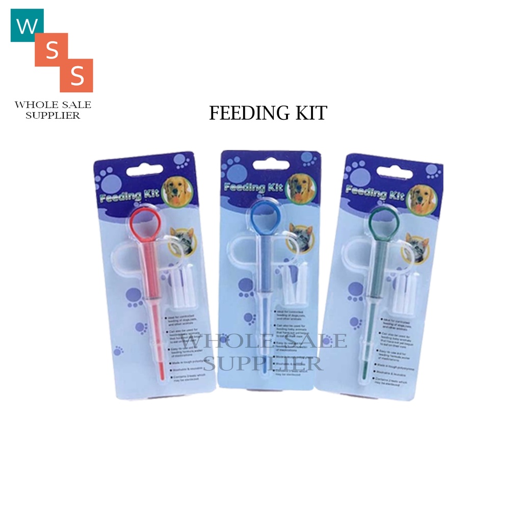 PELONTAR OBAT UNTUK KUCING &amp; ANJING ( FEEDING KIT )