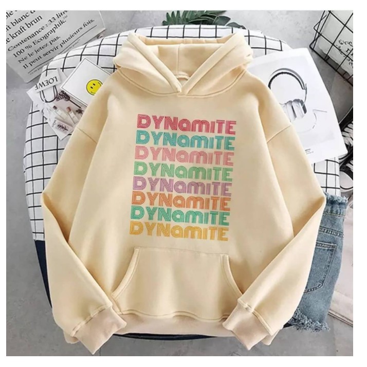 HOODIE WANITA DYNAMITE FLEECE TEBAL PREMIUM TERBARU,