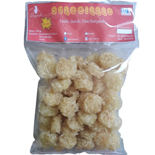 

Rengginang Mini Bandung Bawang Original -Sopjah Rengginang